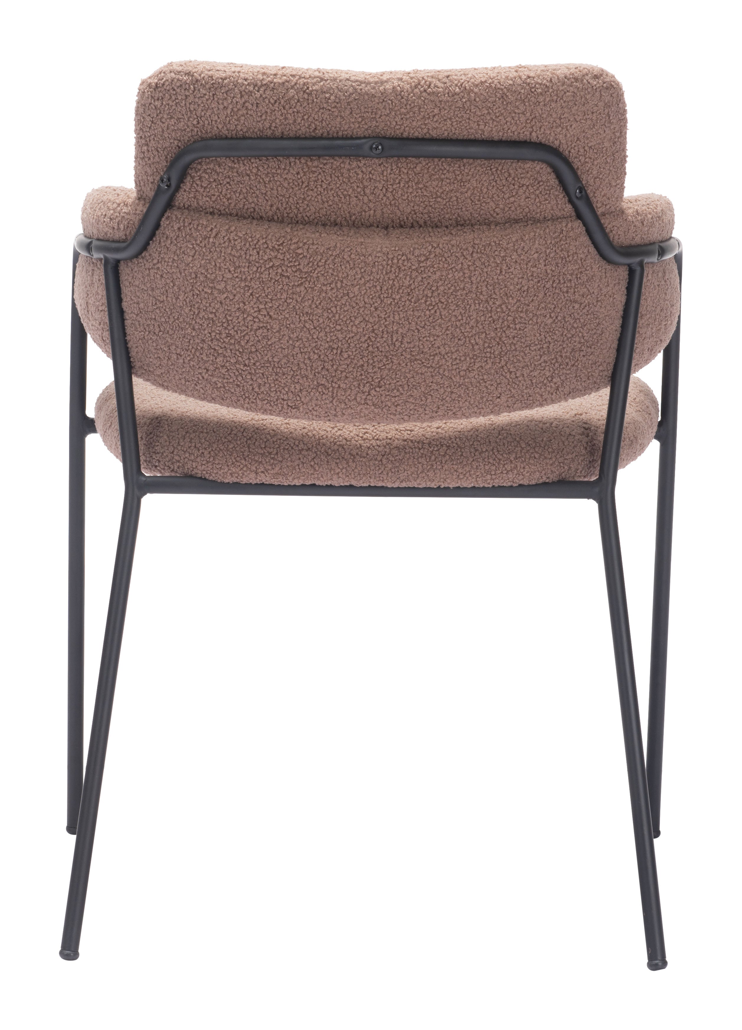 Zuo Modern Marcel Dining Chair in Cream/Brown