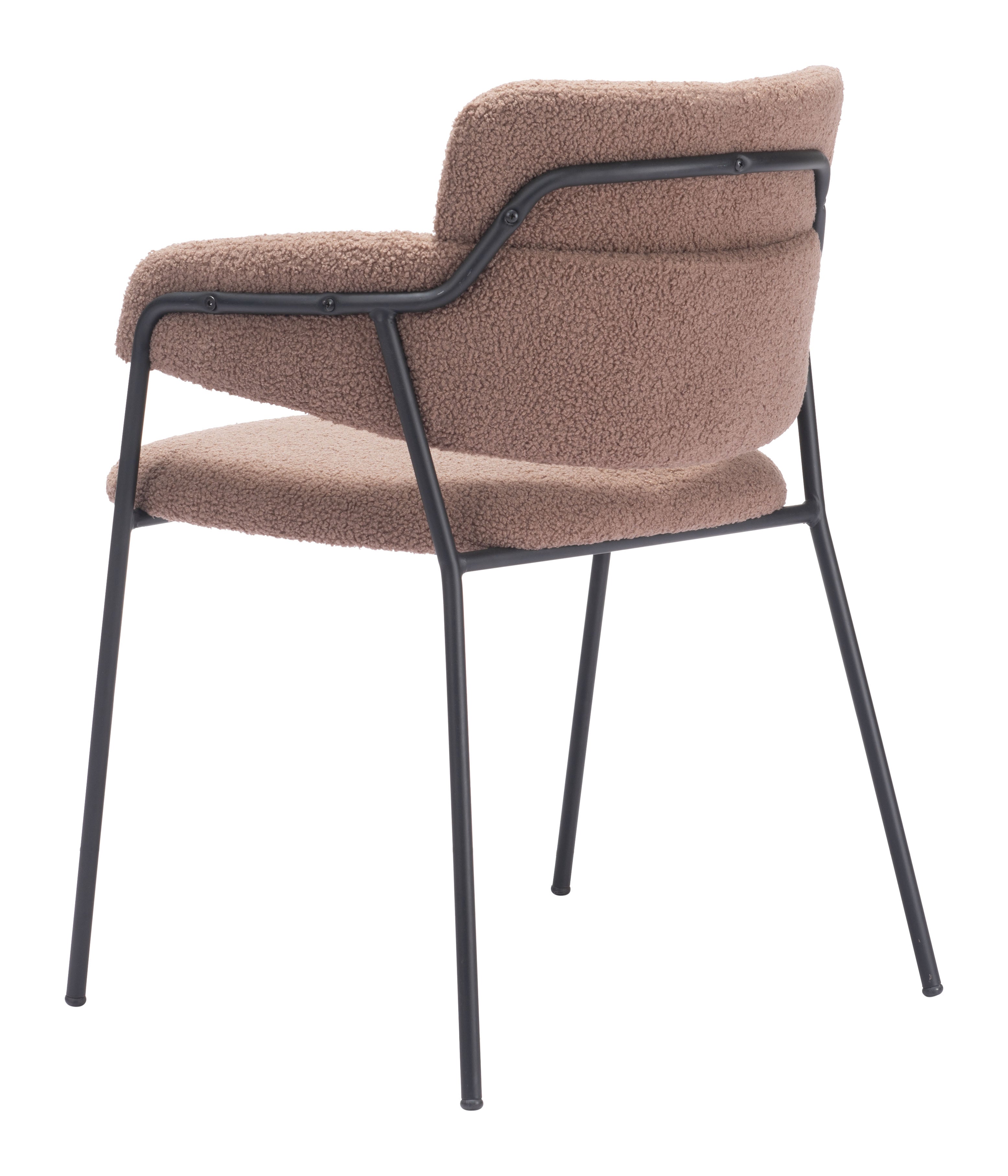 Zuo Modern Marcel Dining Chair in Cream/Brown