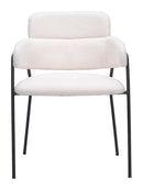 Zuo Modern Marcel Dining Chair in Cream/Brown