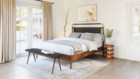 Zuo Modern Marigot Side Table in Walnut