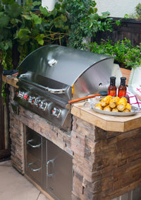 Bull BBQ Master Q Outdoor Kitchen & Stainless Steel Grill