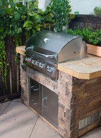 Bull BBQ Master Q Outdoor Kitchen & Stainless Steel Grill