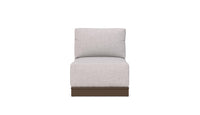 Azzurro Living Maui Armless Chair With Fawn Cushion