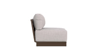 Azzurro Living Maui Armless Chair With Fawn Cushion