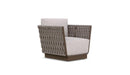 Azzurro Living Maui Swivel Club Chair With Fawn Cushion