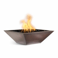 The Outdoor Plus Maya Hammered Copper Fire Bowl