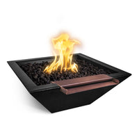 The Outdoor Plus Maya GFRC Fire & Wide Spill Water Bowl