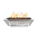 The Outdoor Plus 48" X 20" Linear Maya GFRC Fire & Water Bowl