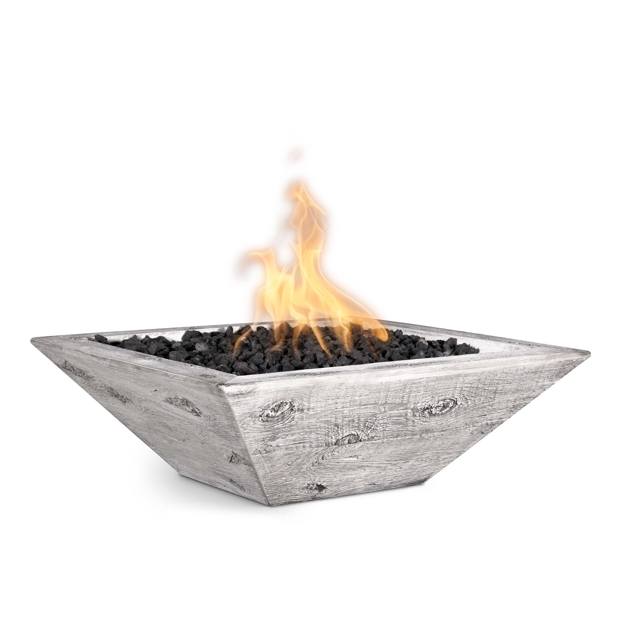 The Outdoor Plus Maya Wood Grain Fire Bowl