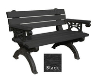 Polly Products Monarque Backed Bench With Arms