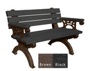 Polly Products Monarque Backed Bench With Arms