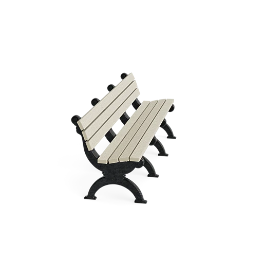 Polly Products Monarque Backed Bench