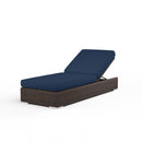 Sunset West Montecito Wicker Adjustable Chaise with Cushion