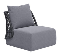 Zuo Modern Mekan Accent Chair in Gray
