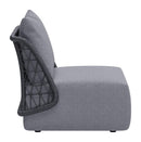 Zuo Modern Mekan Accent Chair in Gray