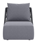 Zuo Modern Mekan Accent Chair in Gray