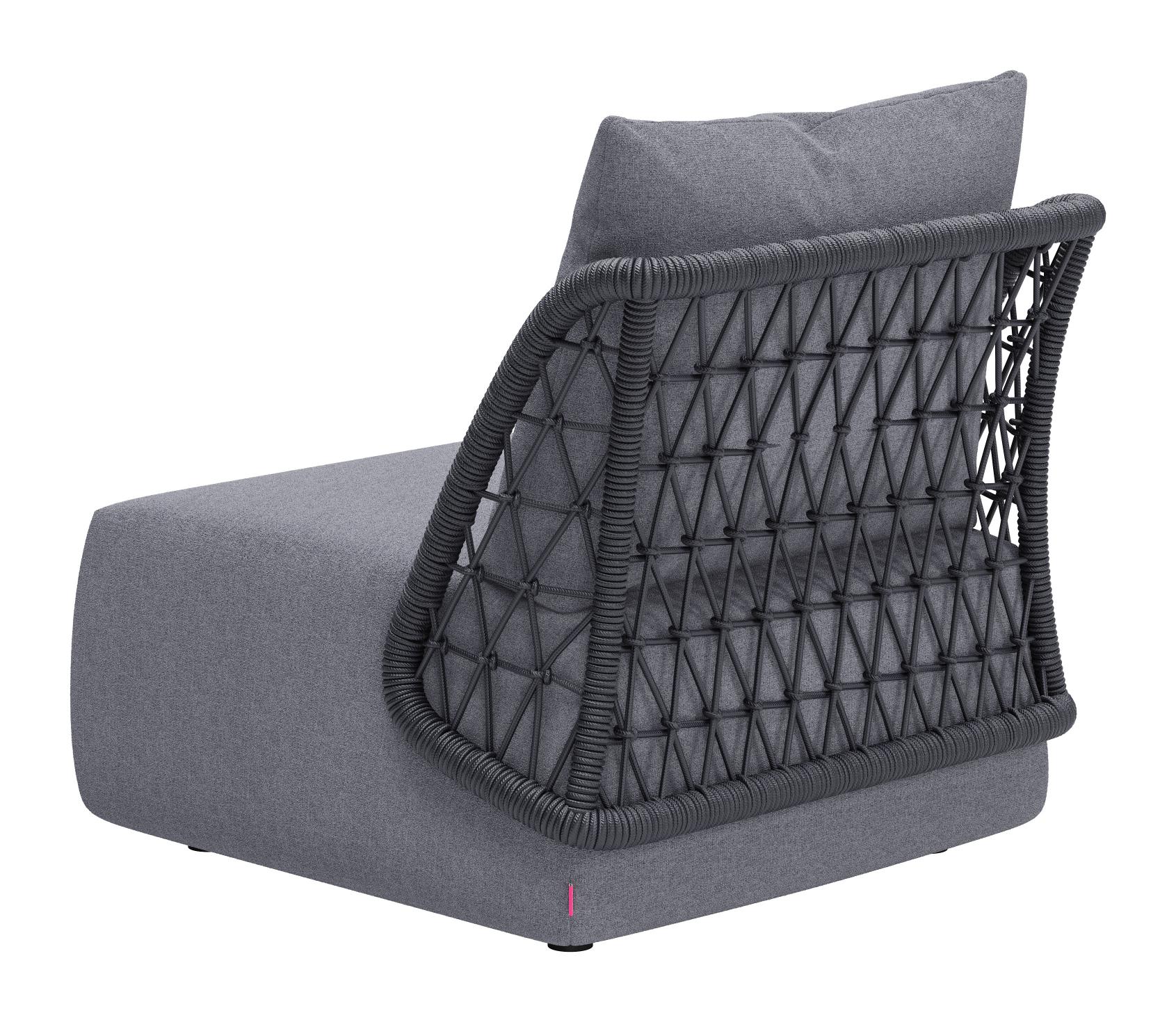Zuo Modern Mekan Accent Chair in Gray