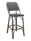 Florida Seating Powder Coated Aluminum Finish Barstool - METRO B