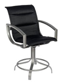 Woodard Metropolis Padded Sling Swivel Counter Stool