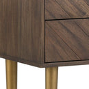 Sunpan Greyson Nightstand in Light / Smoke Acacia