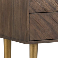 Sunpan Greyson Nightstand in Light / Smoke Acacia