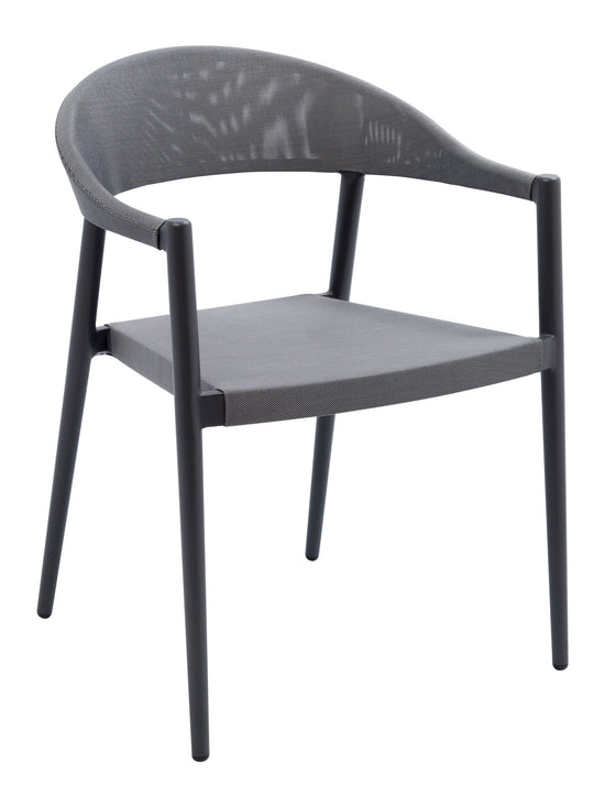 Florida Seating Powder Coated Aluminum Frame Arm Chair with Textilene Seat And Back - TEX-01 A