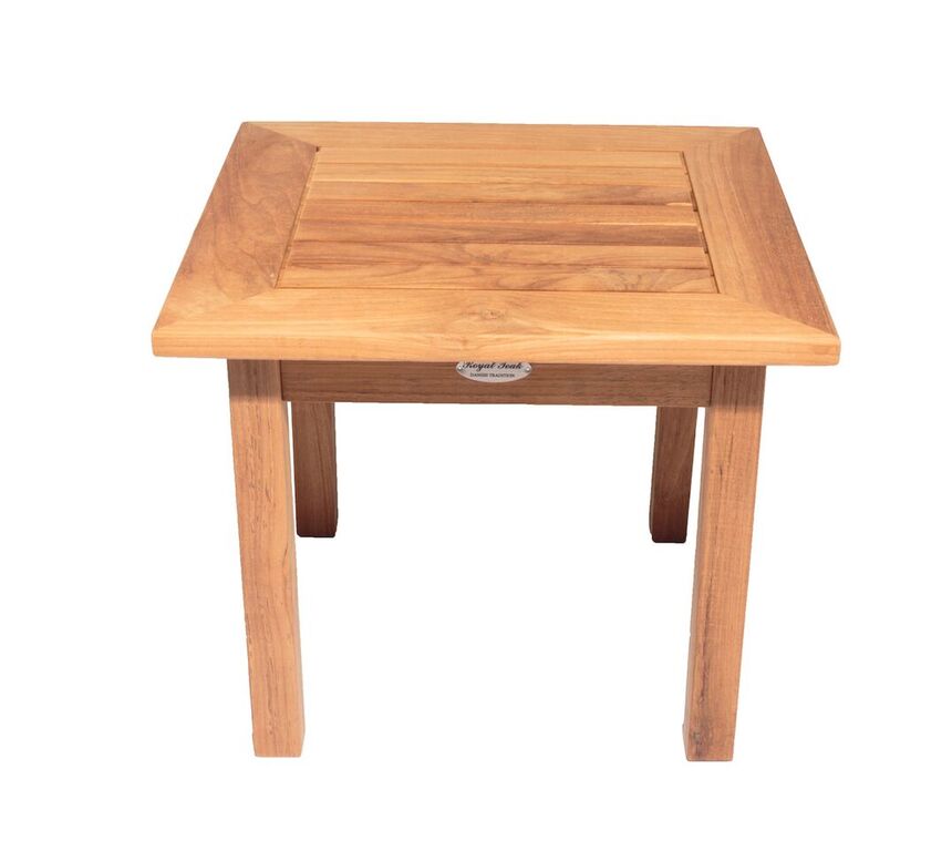 Royal Teak Coastal Wooden Set with Two Club Chairs or Miami Coffee Table and 2-Seater Loveseat