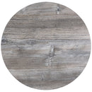 BFM Seating Midtown Round Table Top Laminate with Honeycomb Core In Textured Concrete/Driftwood/Textured Espresso/Safari/Sawmill Oak
