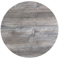 BFM Seating Midtown Round Table Top Laminate with Honeycomb Core In Textured Concrete/Driftwood/Textured Espresso/Safari/Sawmill Oak
