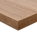 BFM Seating Midtown Table Top Laminate with Honeycomb Core In Textured Concrete/Driftwood/Textured Espresso/Safari/Sawmill Oak