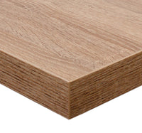 BFM Seating Midtown Table Top Laminate with Honeycomb Core In Textured Concrete/Driftwood/Textured Espresso/Safari/Sawmill Oak