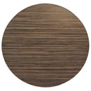 BFM Seating Midtown Round Table Top Laminate with Honeycomb Core In Textured Concrete/Driftwood/Textured Espresso/Safari/Sawmill Oak
