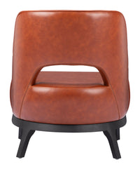 Zuo Modern Mistley Accent Chair in Brown/Gray