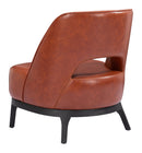 Zuo Modern Mistley Accent Chair in Brown/Gray