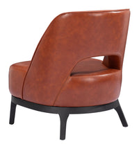 Zuo Modern Mistley Accent Chair in Brown/Gray