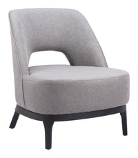 Zuo Modern Mistley Accent Chair in Brown/Gray