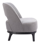 Zuo Modern Mistley Accent Chair in Brown/Gray