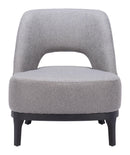 Zuo Modern Mistley Accent Chair in Brown/Gray