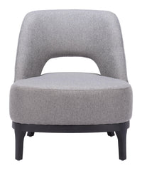 Zuo Modern Mistley Accent Chair in Brown/Gray