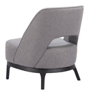 Zuo Modern Mistley Accent Chair in Brown/Gray
