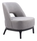 Zuo Modern Mistley Accent Chair in Brown/Gray