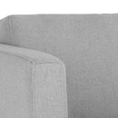 Sunpan Kaius Armchair in Limelight Oat / Limelight Silver