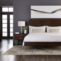 Sunpan Greyson Nightstand in Light / Smoke Acacia