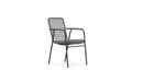 Azzurro Living Milos Stackable Dining Chair With Smoke Cushion (Qty 4)