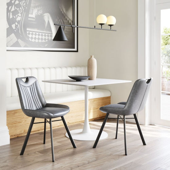 Zuo Modern Molly Dining Table in White