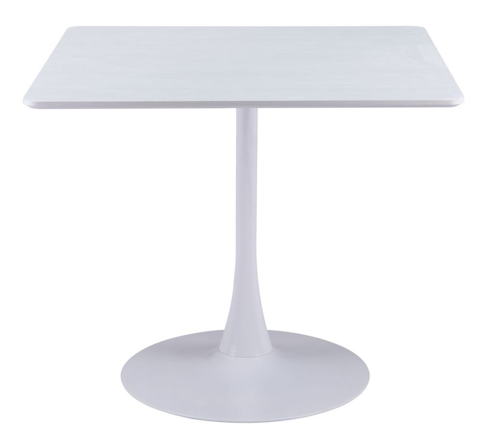 Zuo Modern Molly Dining Table in White
