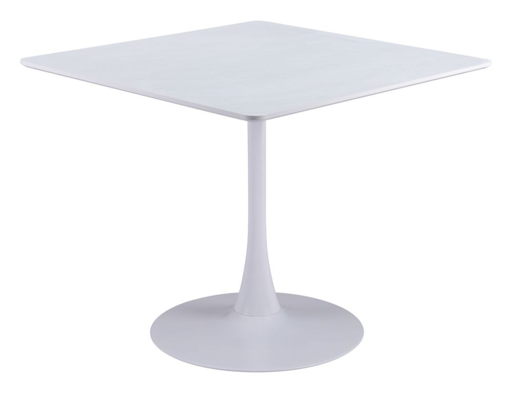 Zuo Modern Molly Dining Table in White