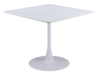 Zuo Modern Molly Dining Table in White