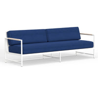 Sunset West Sabbia Sofa with Echo Ash Cushion