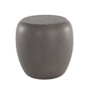 Sunpan Iolite End Table in Black / Grey / White
